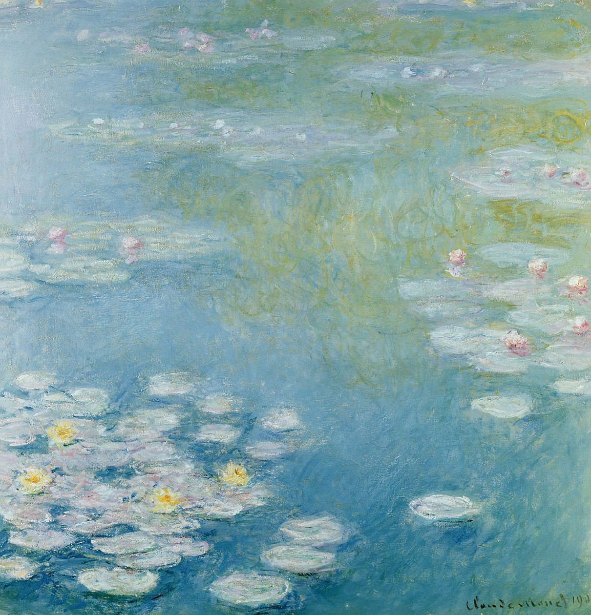 Nympheas vid Giverny av Claude Monet