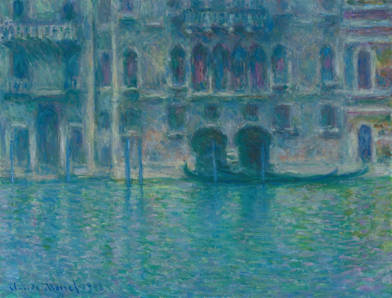 Palazzo da Mula, Venedig, 1908. av Claude Monet