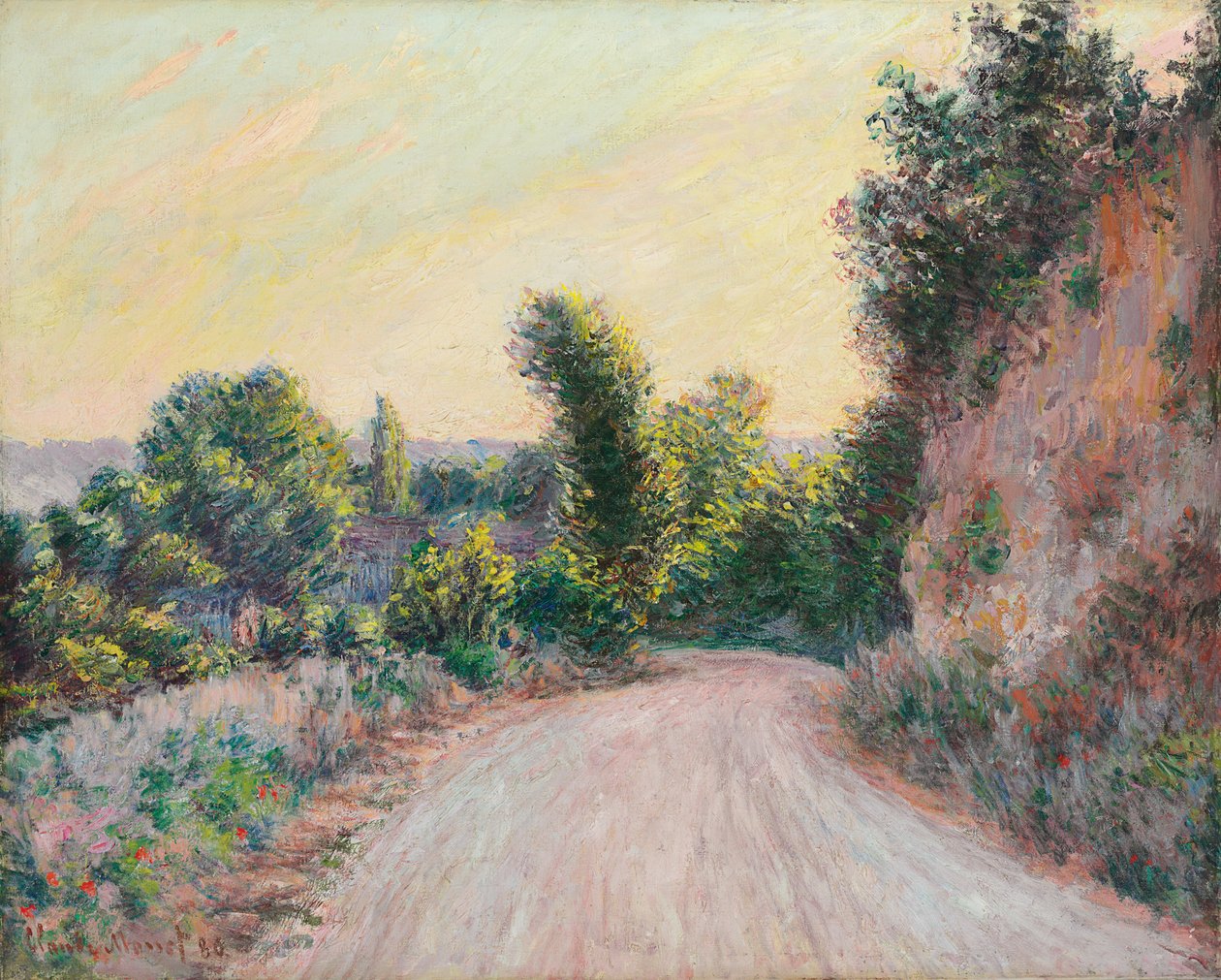 Väg; Way, 1885 av Claude Monet