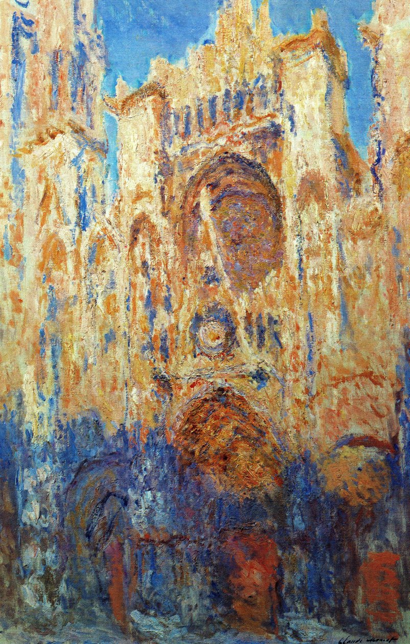 Rouens katedral av Claude Monet