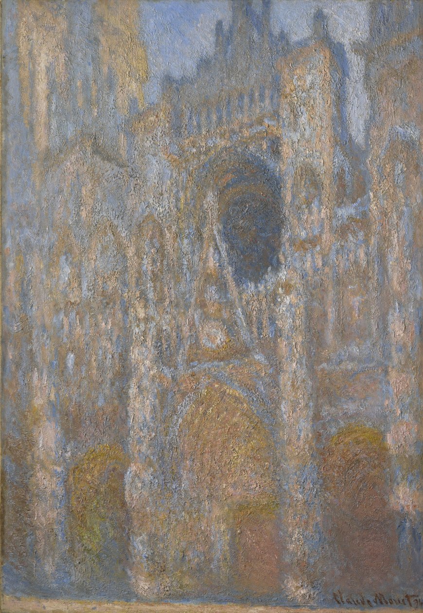 Rouens katedral, fasad, ca 1892-94 av Claude Monet