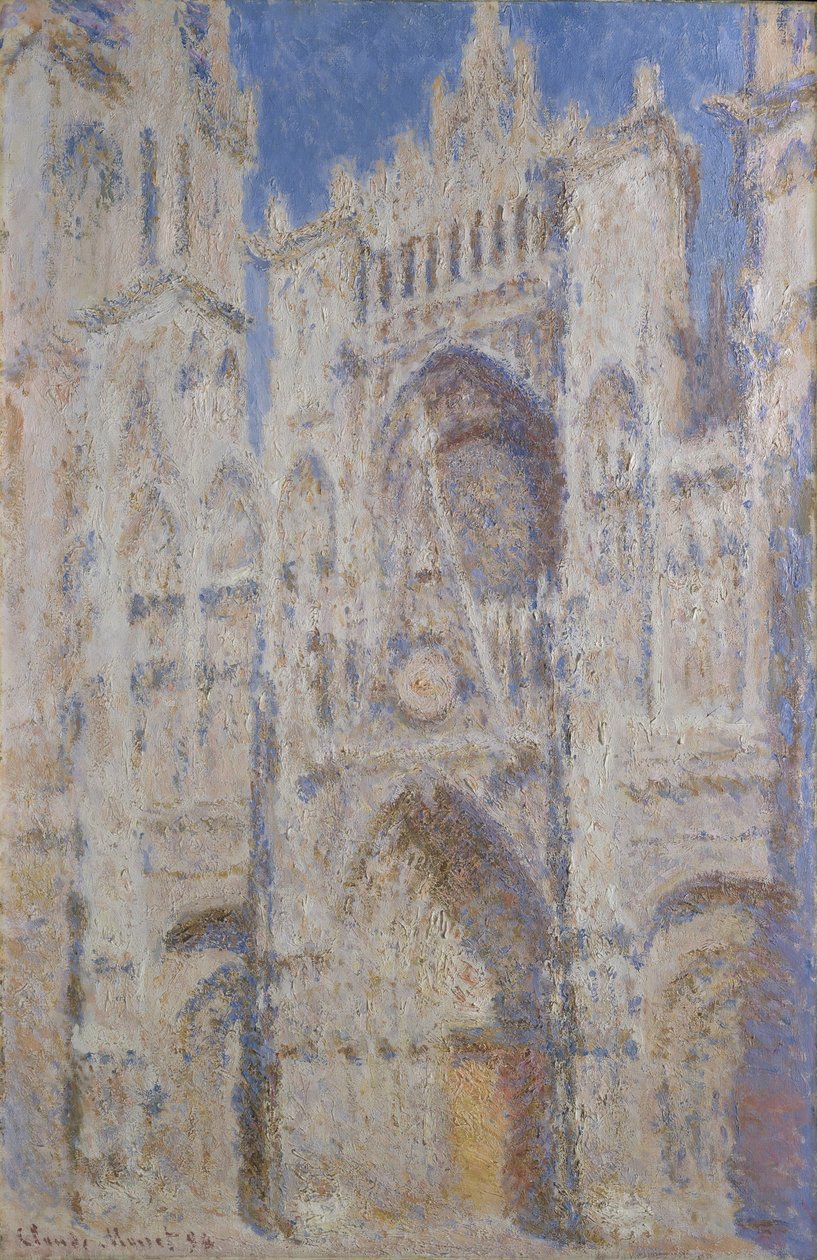 Rouens katedral: Portalen (solljus), 1894 av Claude Monet