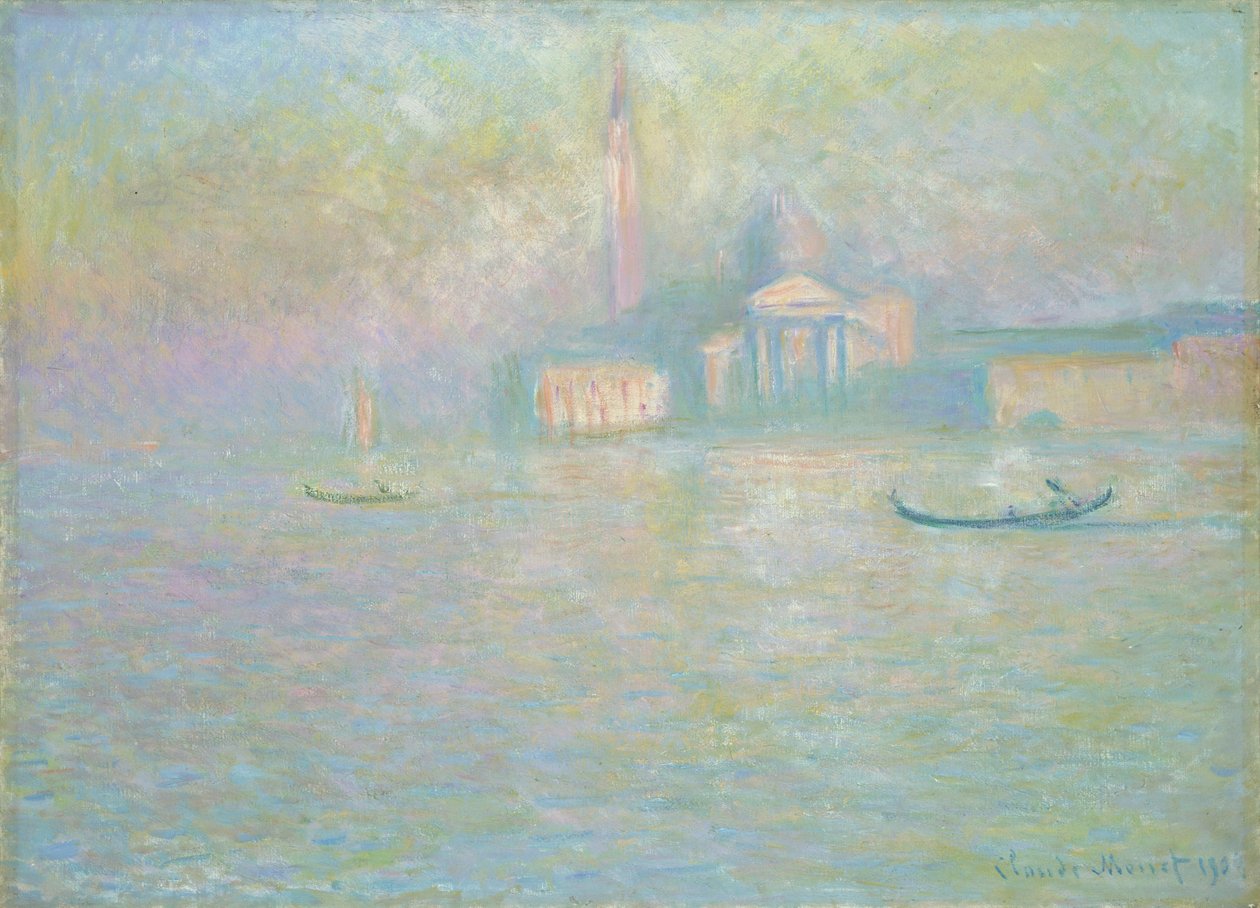 "San Giorgio Maggiore", 1908 av Claude Monet