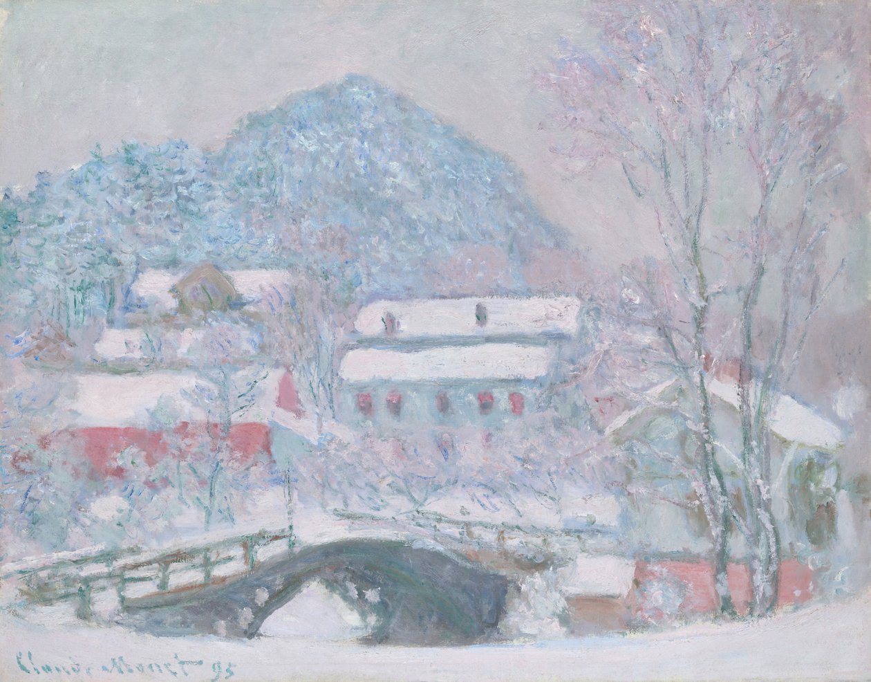 Sandvika, Norge, 1895. av Claude Monet