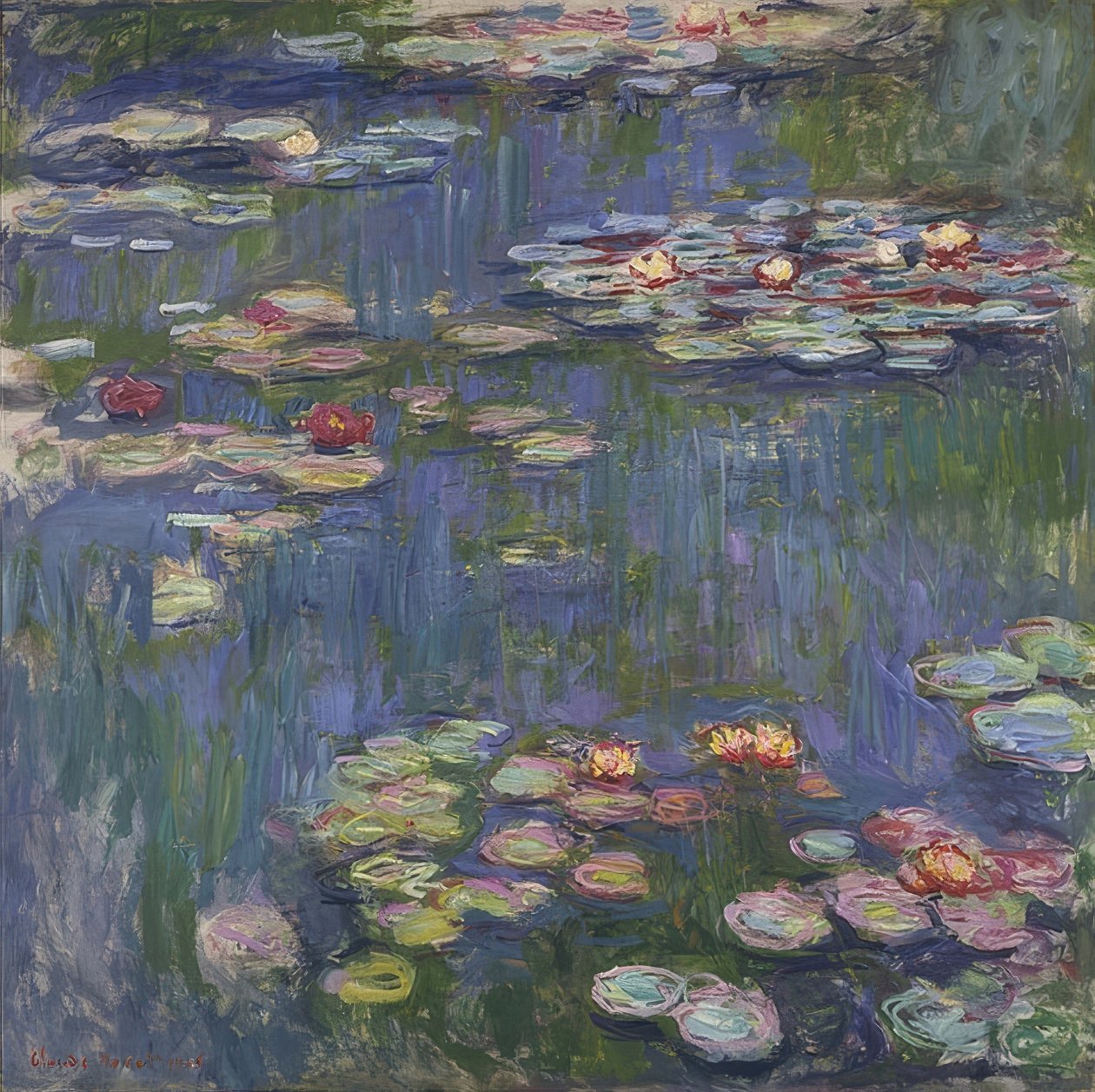 Näckrosor. 1916 av Claude Monet
