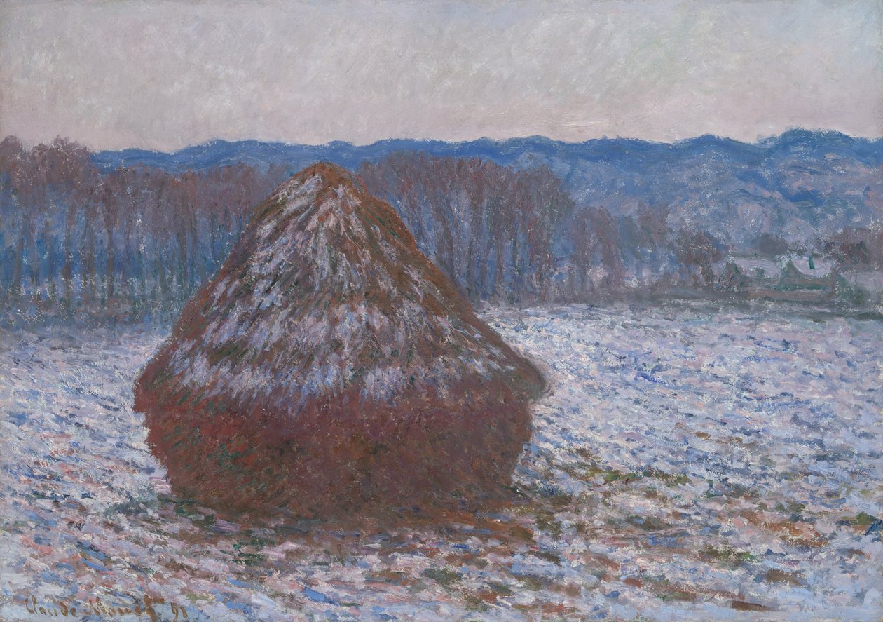 Stack av vete av Claude Monet