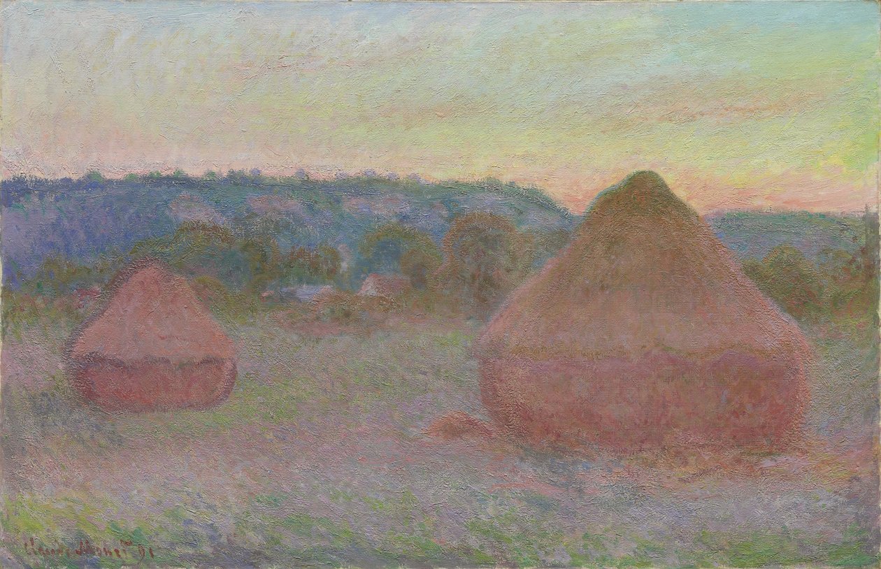 Högar av vete av Claude Monet