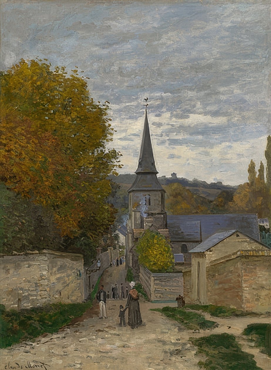 Gata i Sainte-Adresse. 1867 av Claude Monet