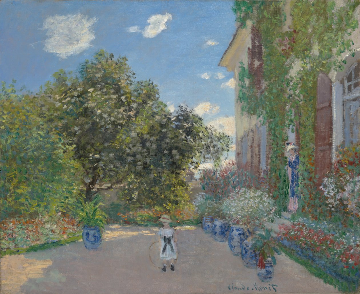 Konstnärens hus i Argenteuil, 1873. av Claude Monet