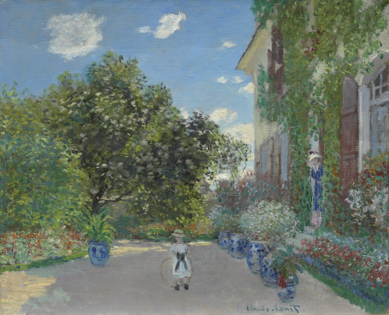 Konstnärens hus i Argenteuil, 1873 av Claude Monet