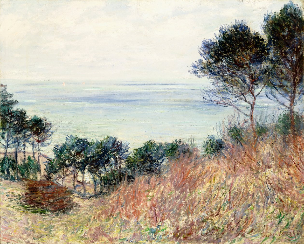 Varengevilles kust, 1882 av Claude Monet