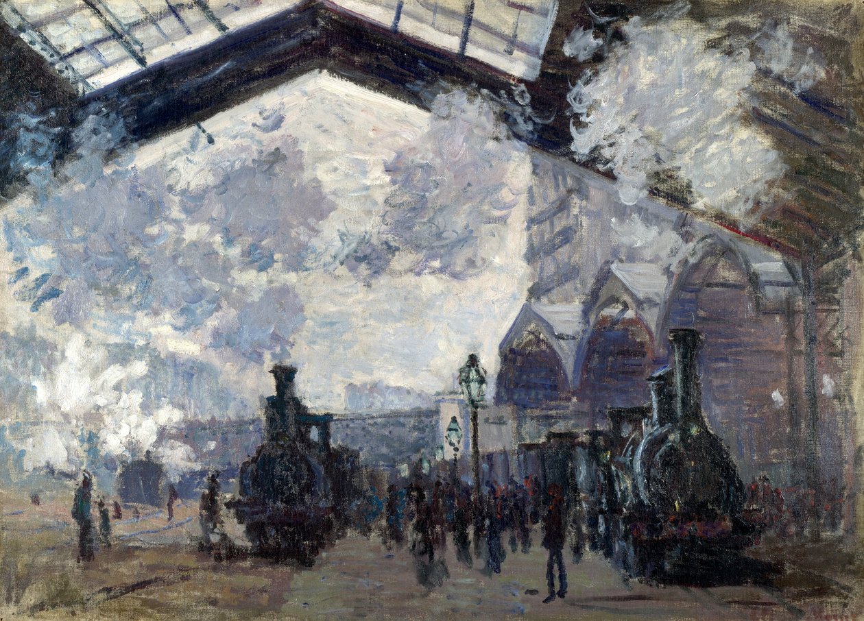 Gare St-Lazare av Claude Monet