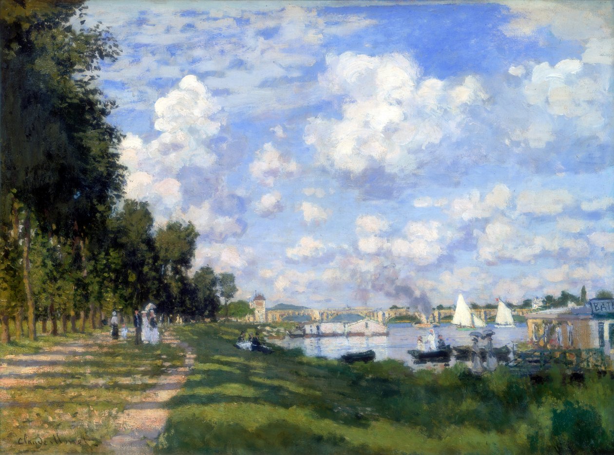 Marinan i Argenteuil, 1872 av Claude Monet