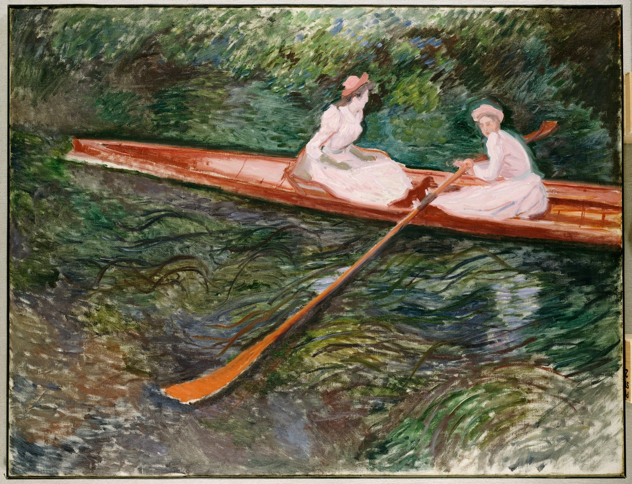 Den rosa roddbåten av Claude Monet
