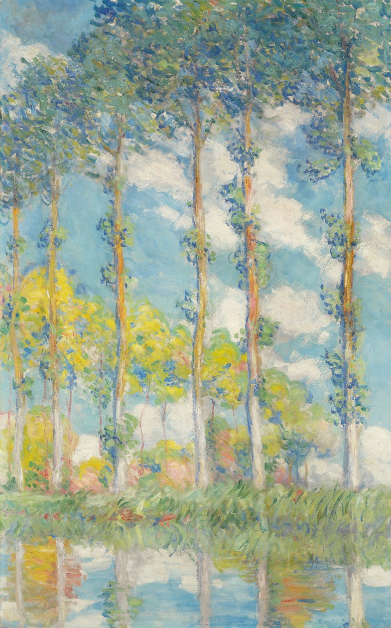 Poplarna; Poplarna, 1891 av Claude Monet