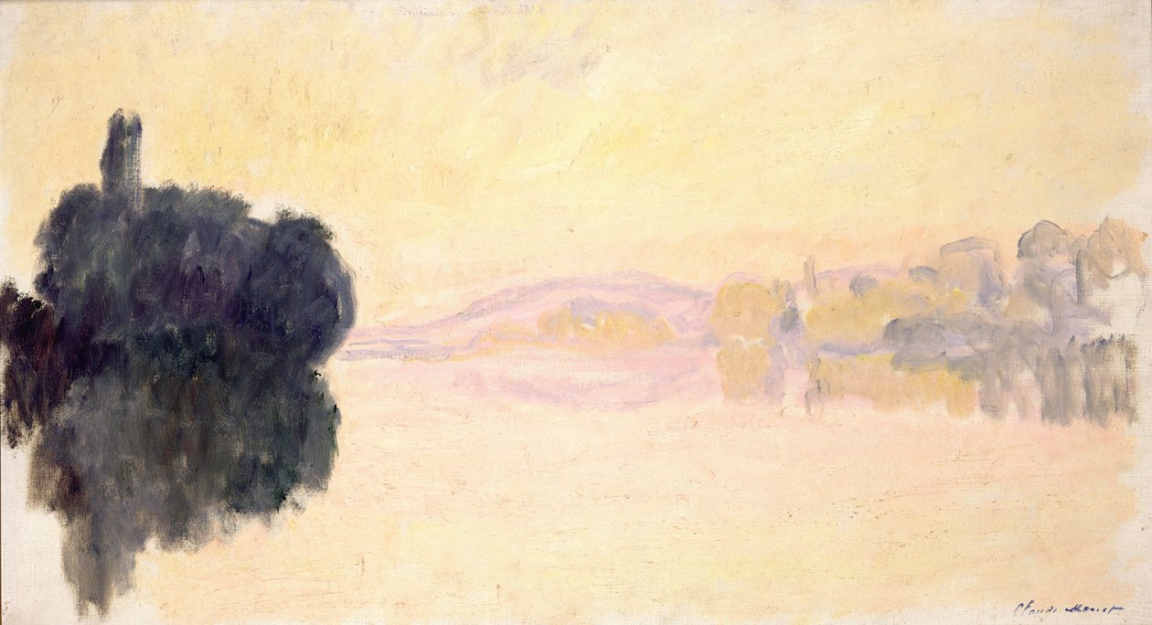 Seinen i Port-Villez, 1894. av Claude Monet