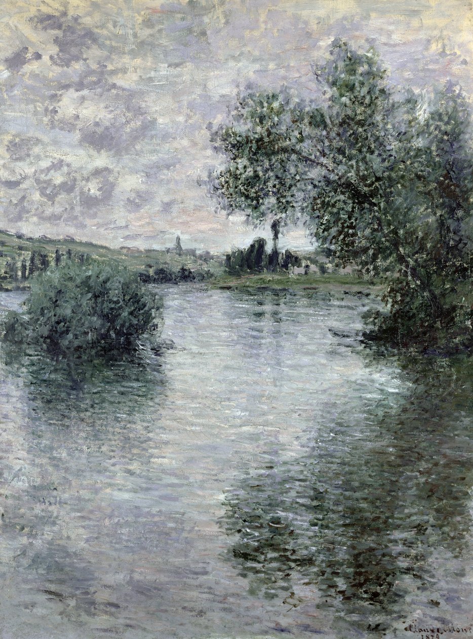 Seinen vid Vetheuil av Claude Monet