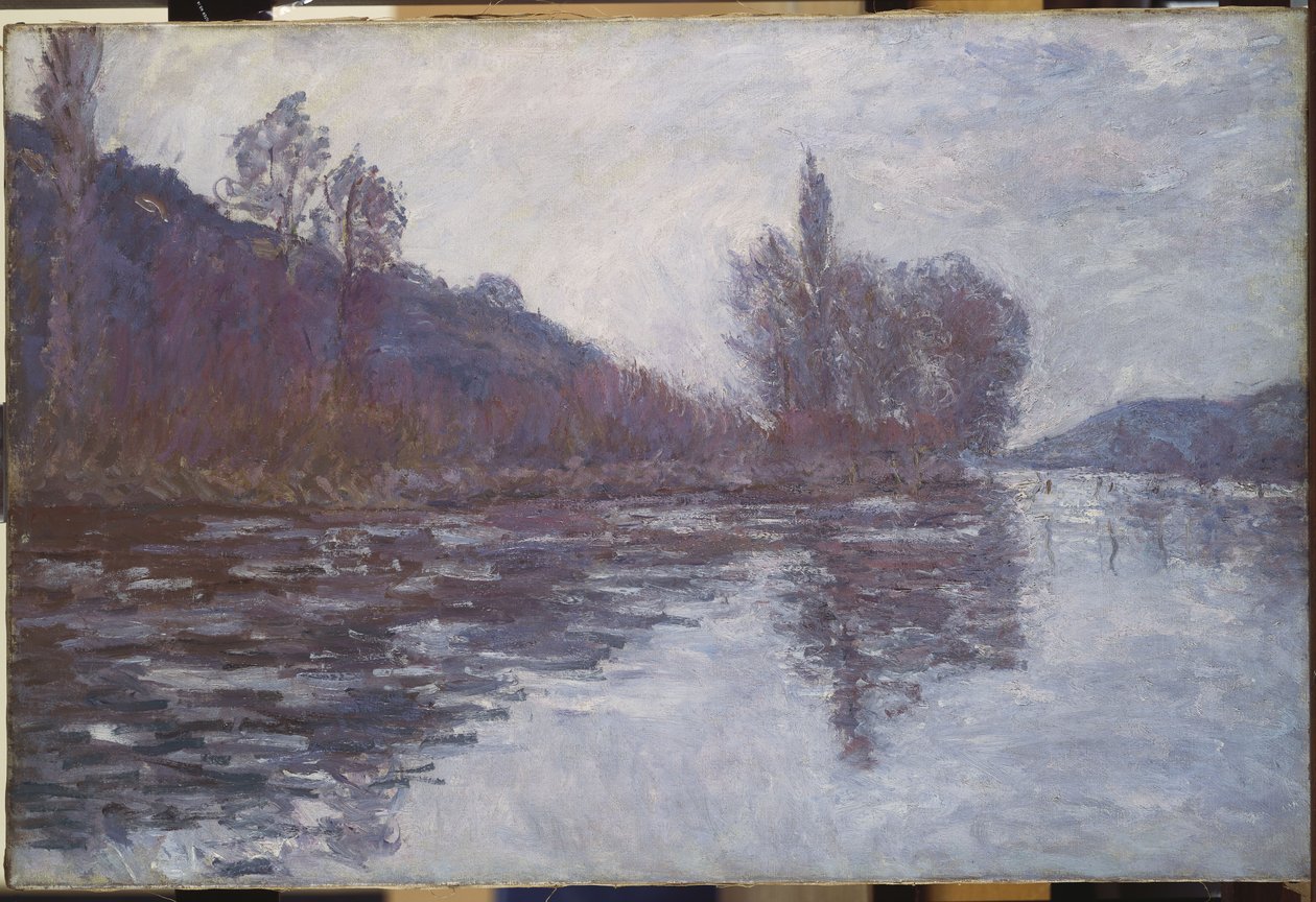 Seinen nära Giverny, 1894 av Claude Monet