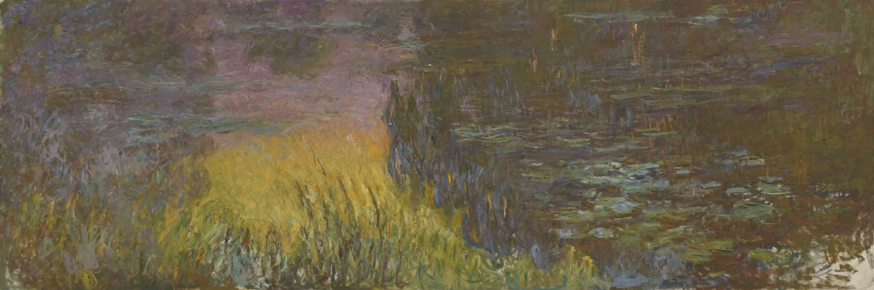 Näckrosorna - Solnedgång, 1914-1926 av Claude Monet