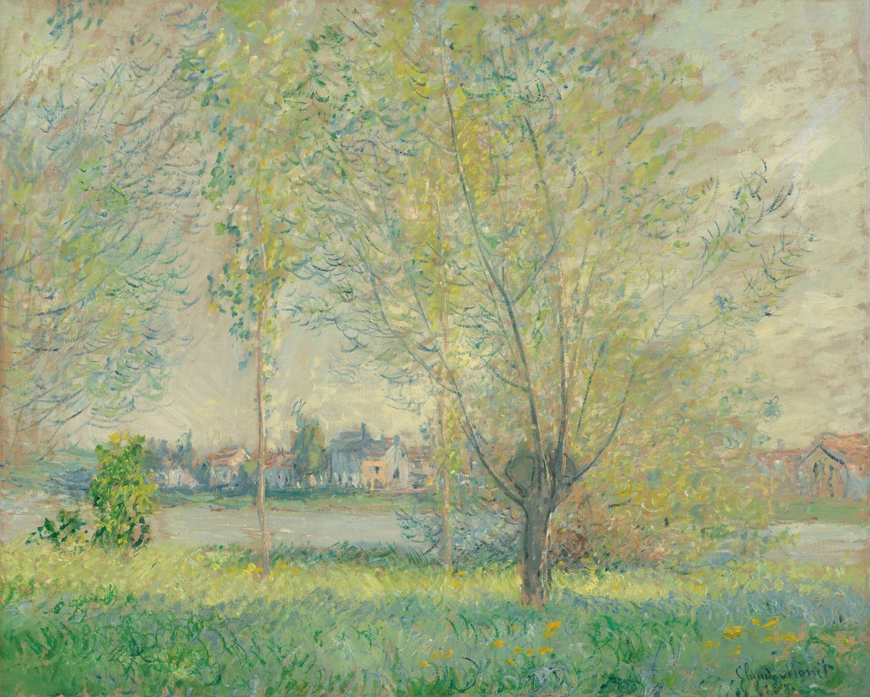 Willows av Claude Monet