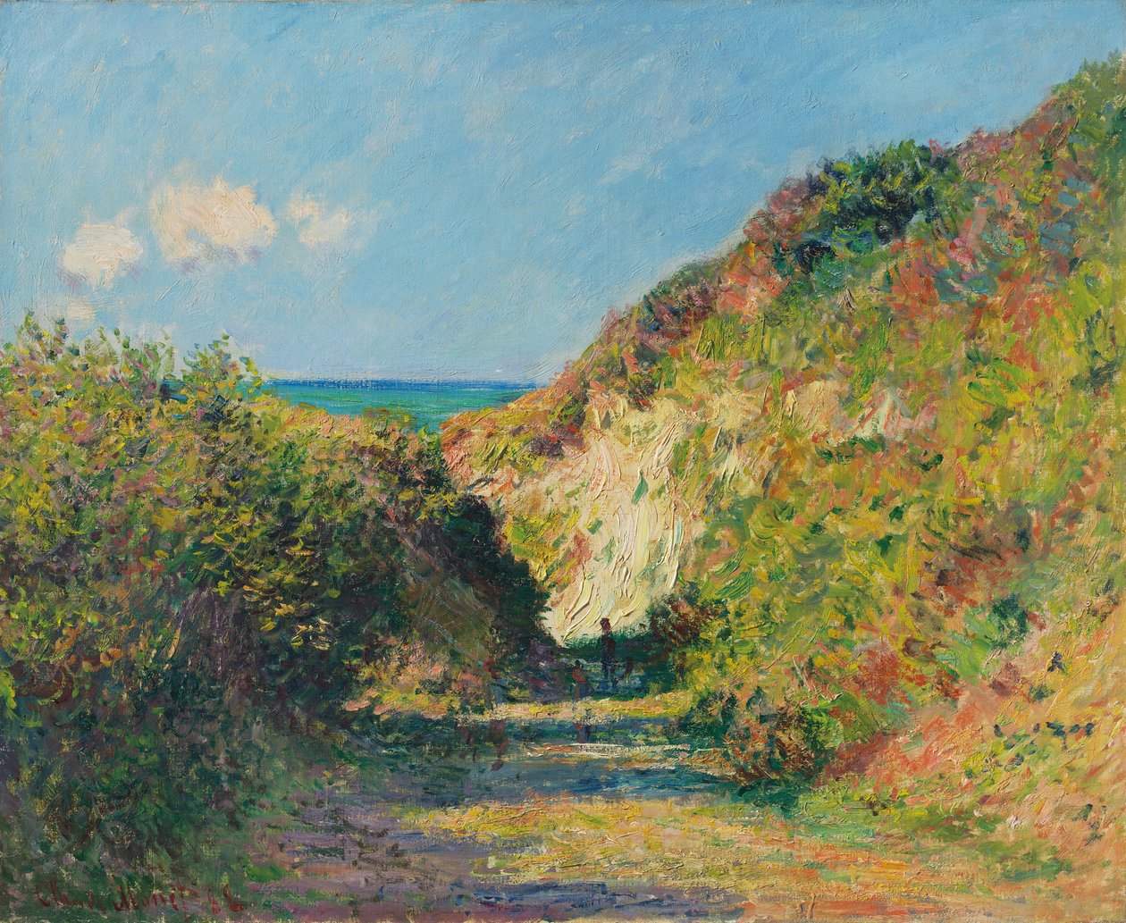 Den sjunkna stigen, 1882 av Claude Monet