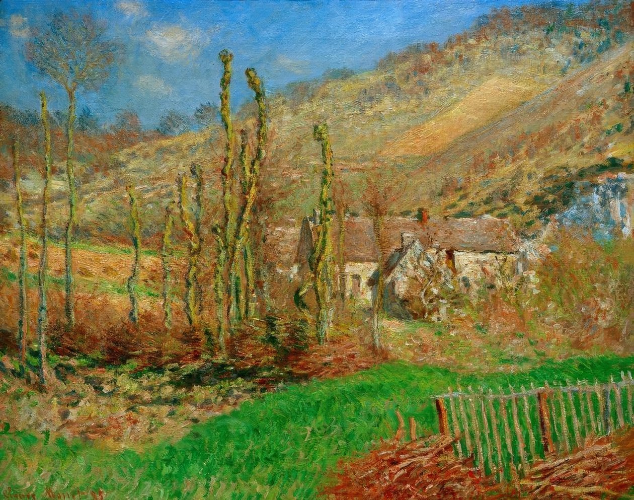 Val de Falaise på vintern av Claude Monet