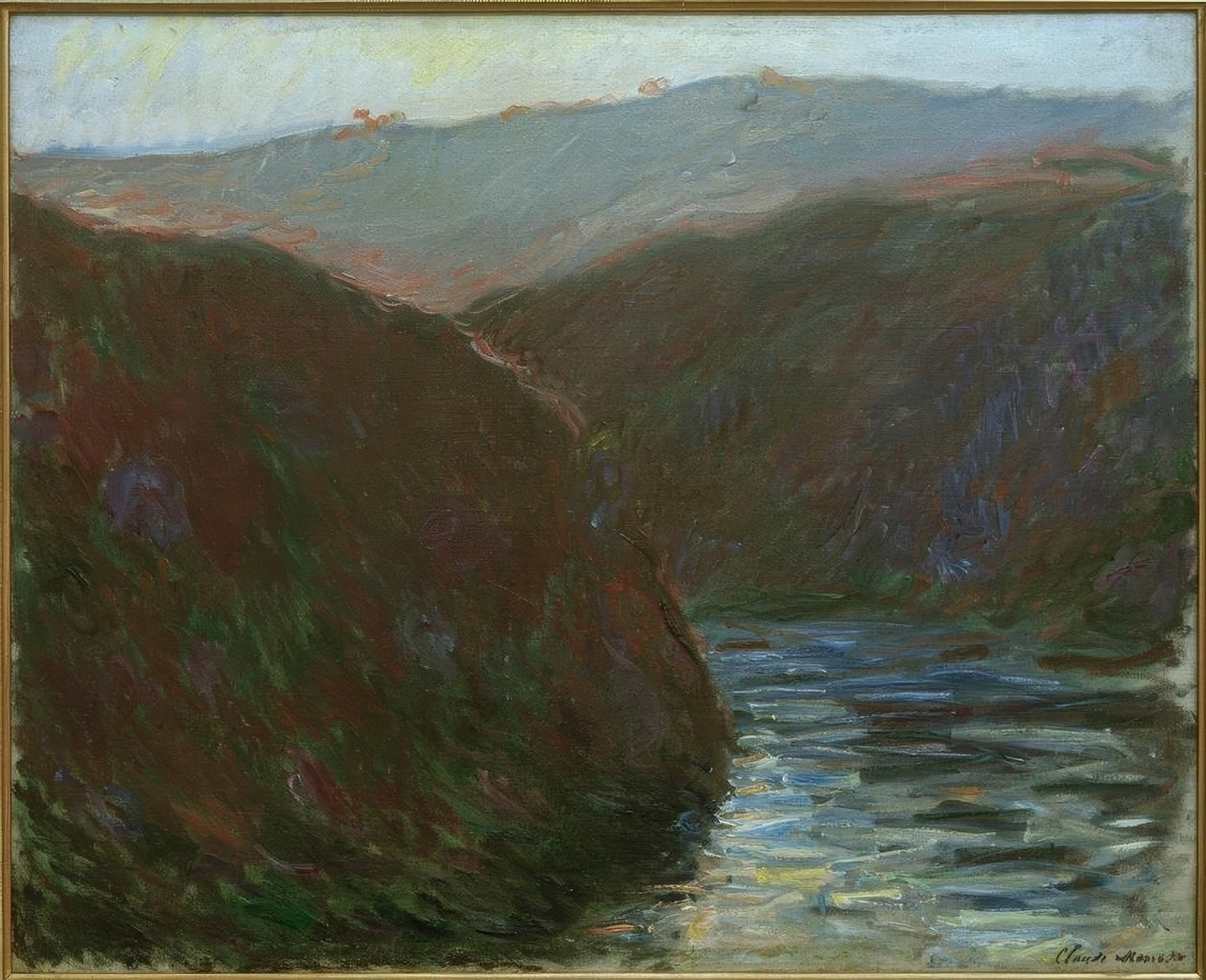Creusedalen, kvällseffekt av Claude Monet