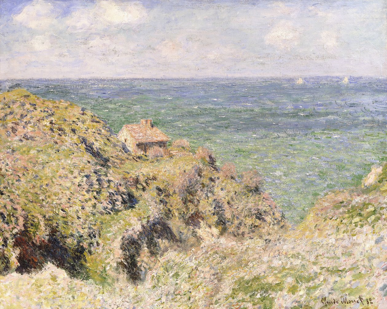 Varengeville Gorge, 1882 av Claude Monet