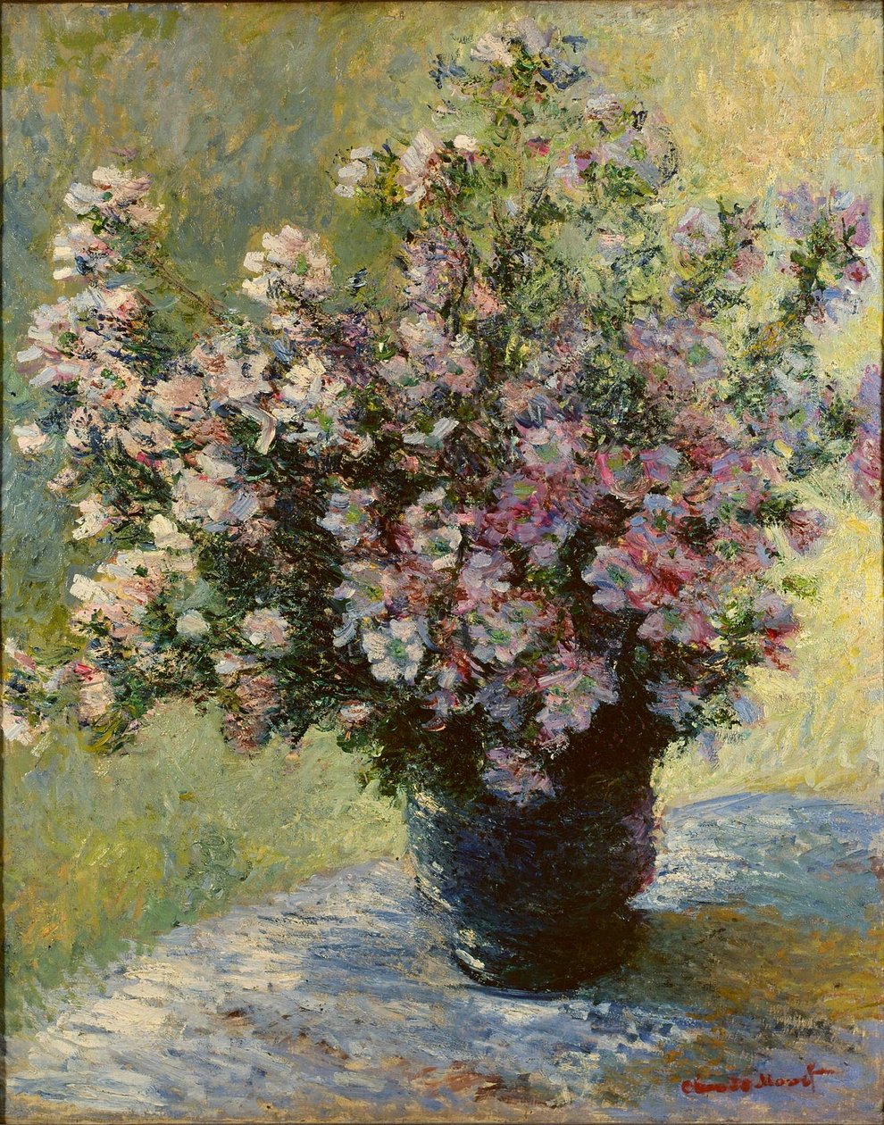 Vas med blommor, ca 1881-1882. av Claude Monet