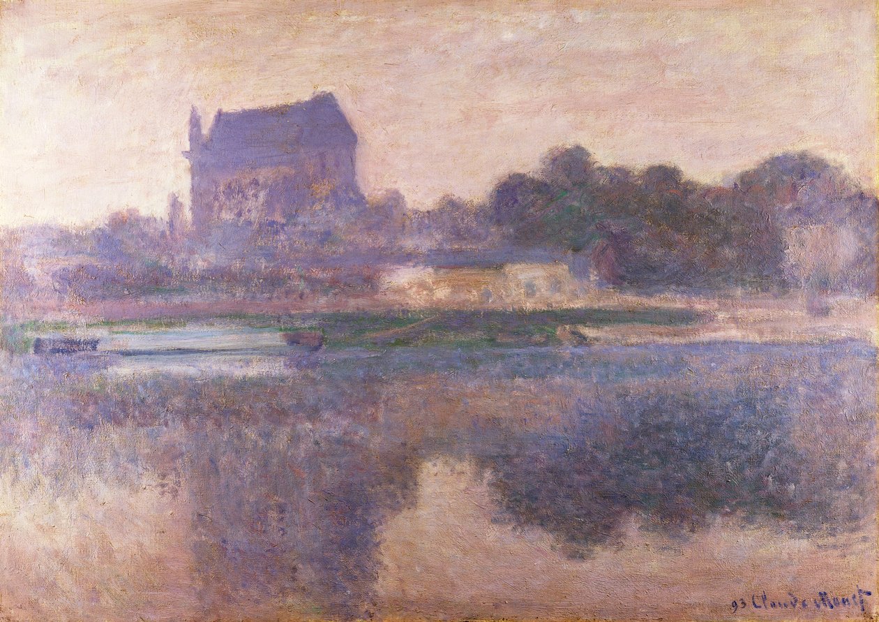 Vernon Church i Fog, 1893 av Claude Monet