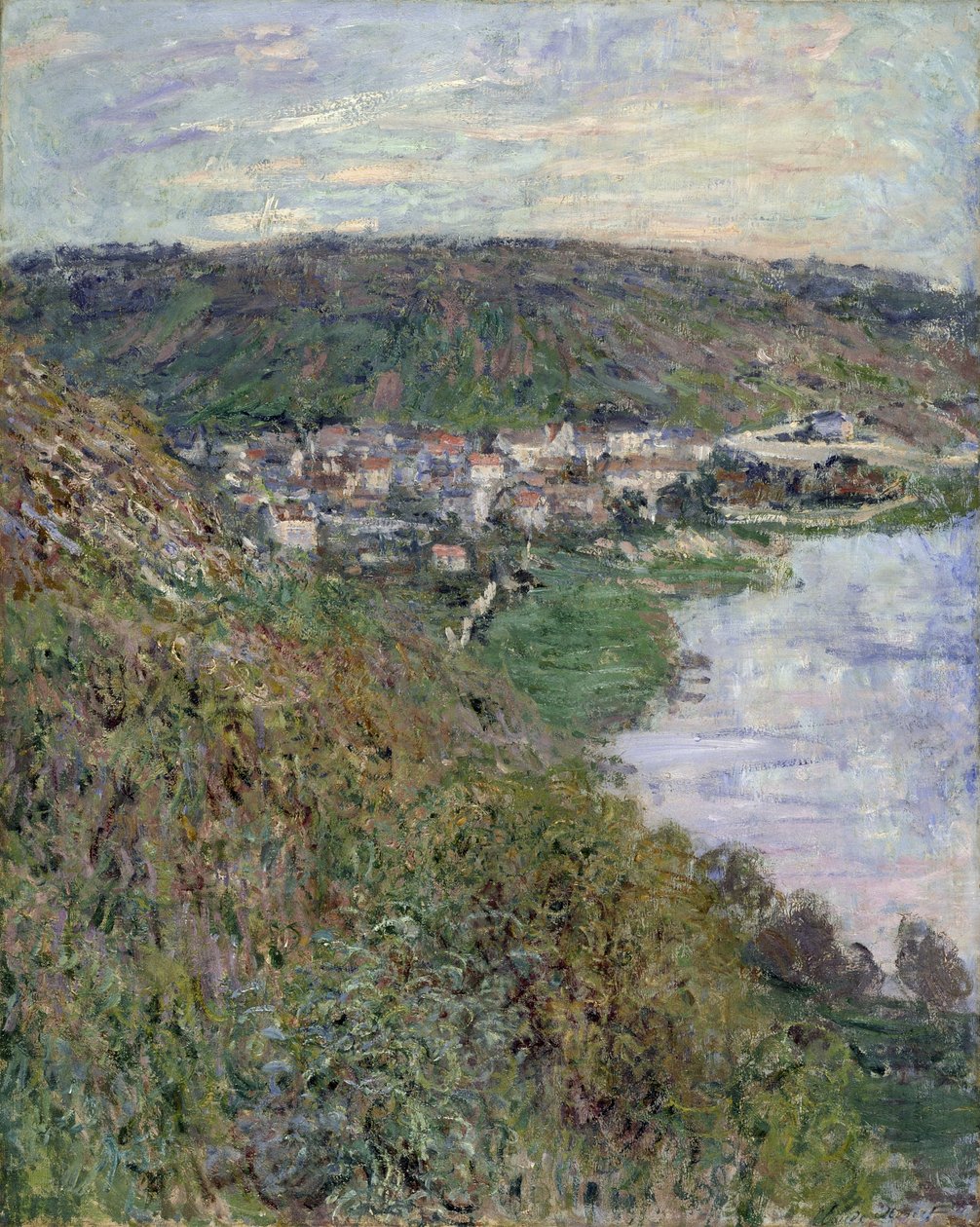 Utsikt över Vétheuil av Claude Monet