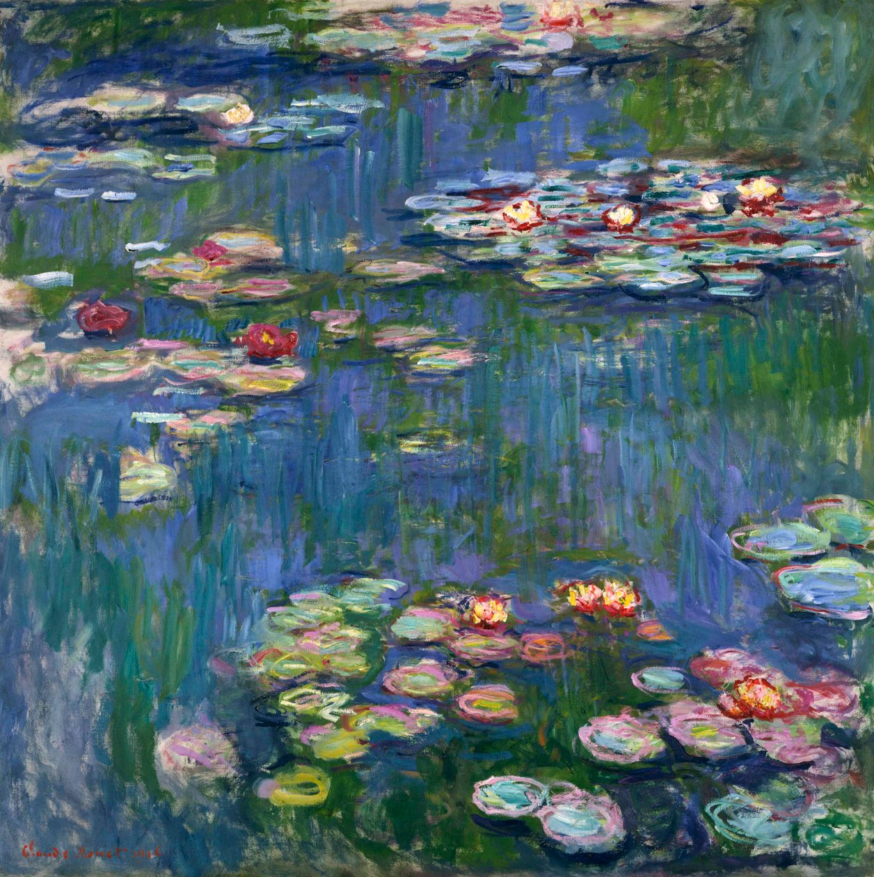 Näckrosor, 1916 av Claude Monet