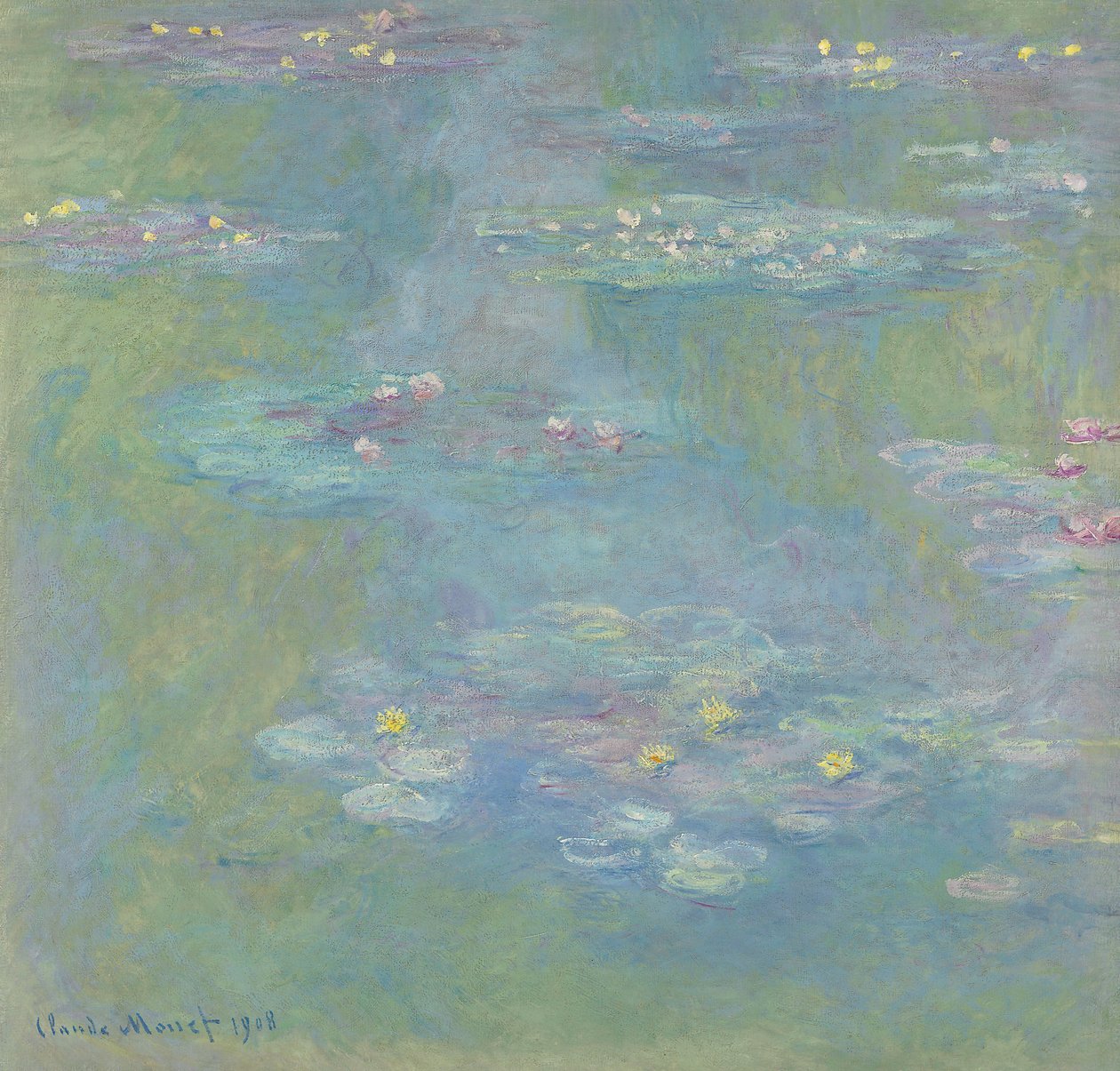 Näckrosor; Nympheas, 1908 av Claude Monet