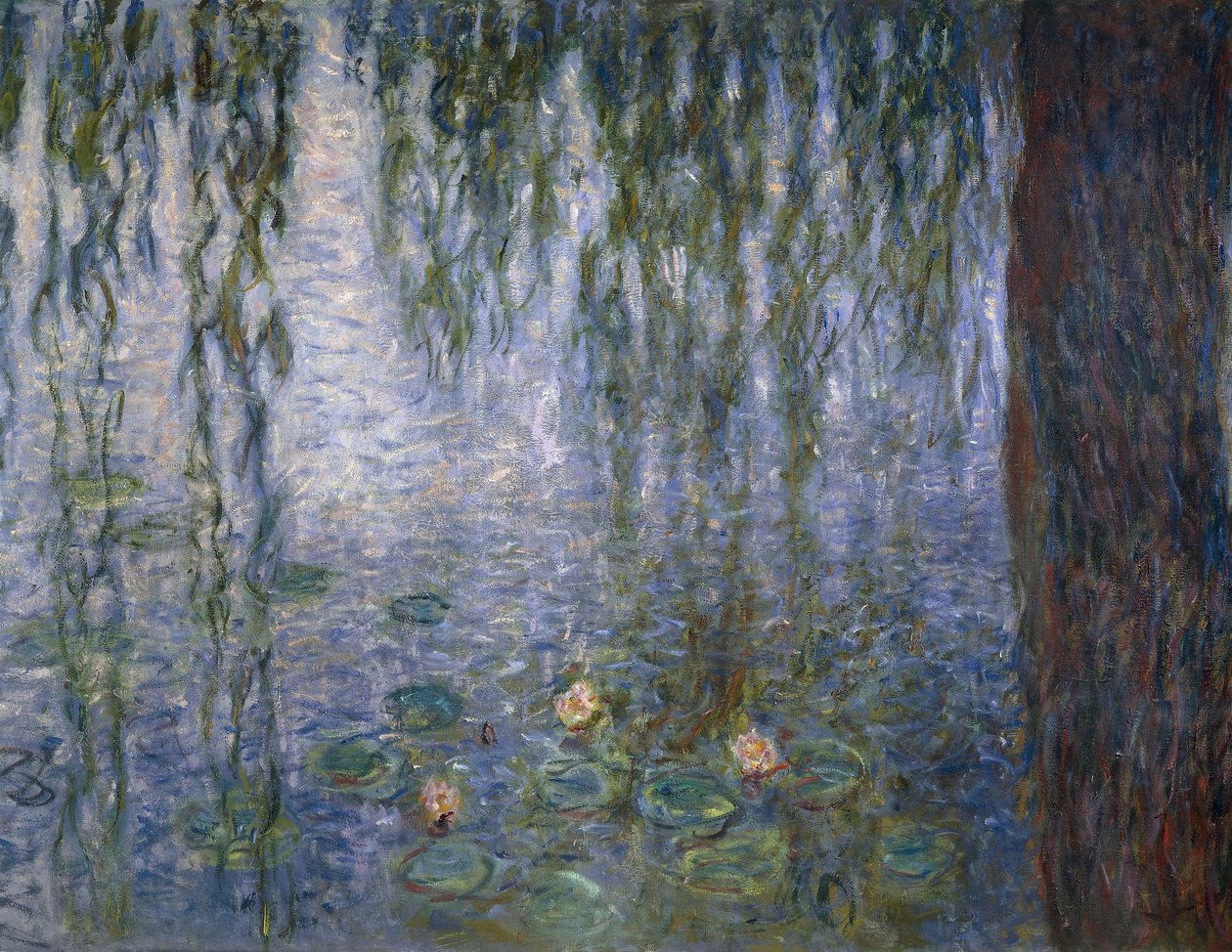 Näckrosor, av Claude Monet, detalj av Claude Monet