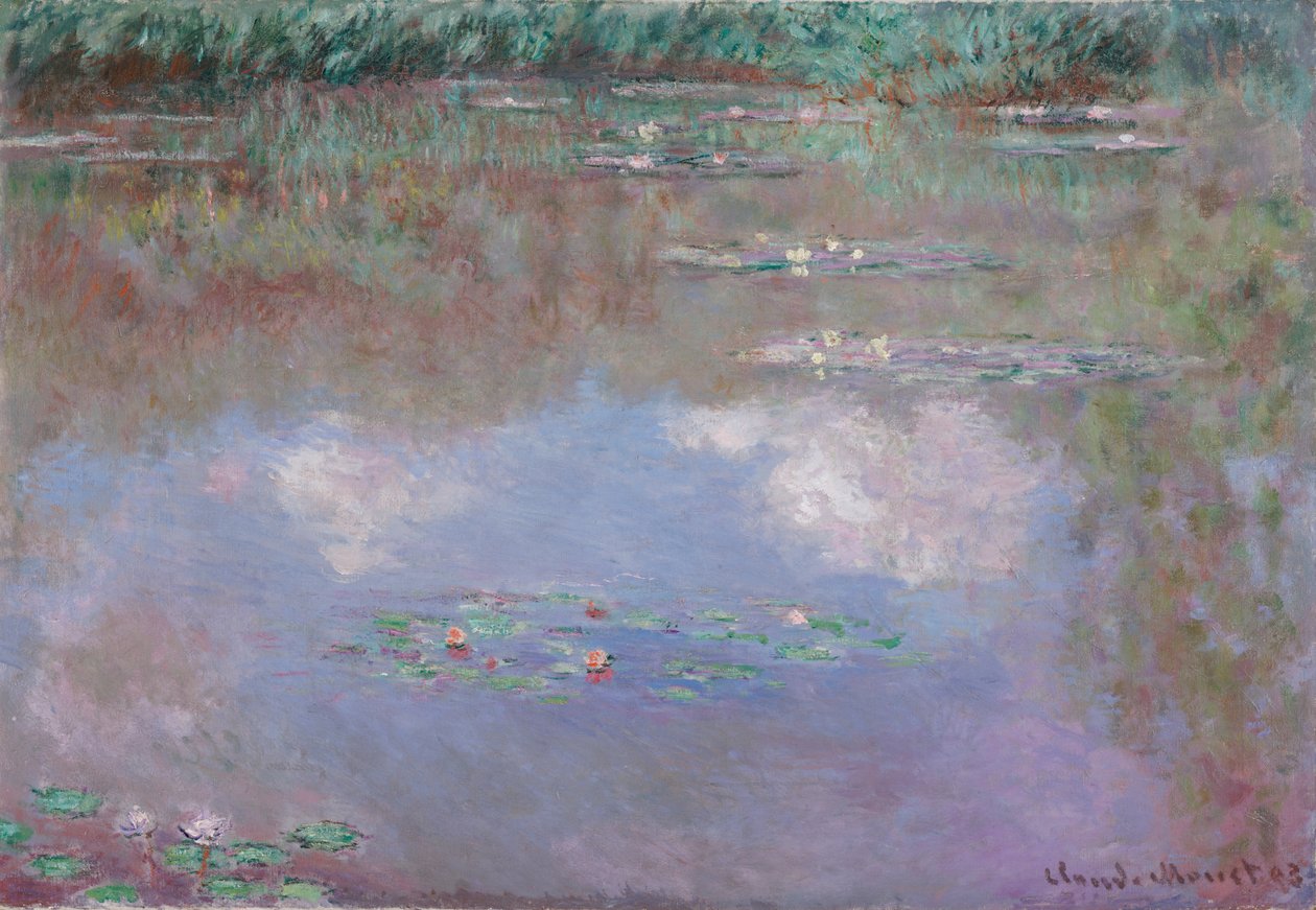 Näckrosor, molnet, 1903 av Claude Monet