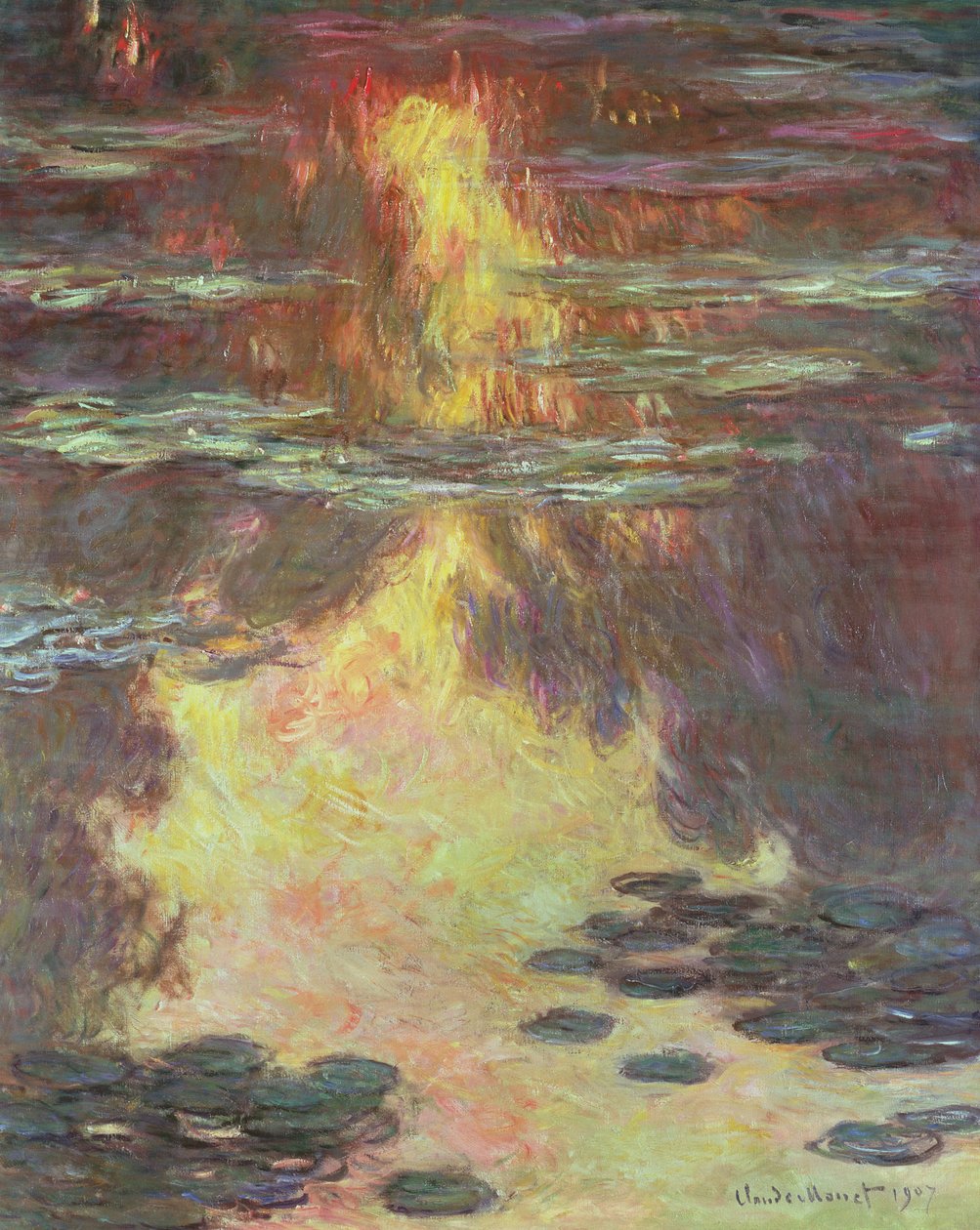 Näckrosor, 1907 av Claude Monet