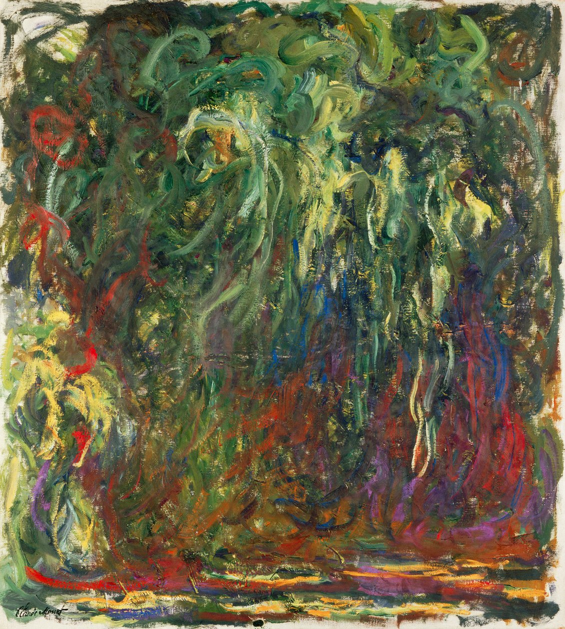 Gråtpil, 1920-1922. av Claude Monet