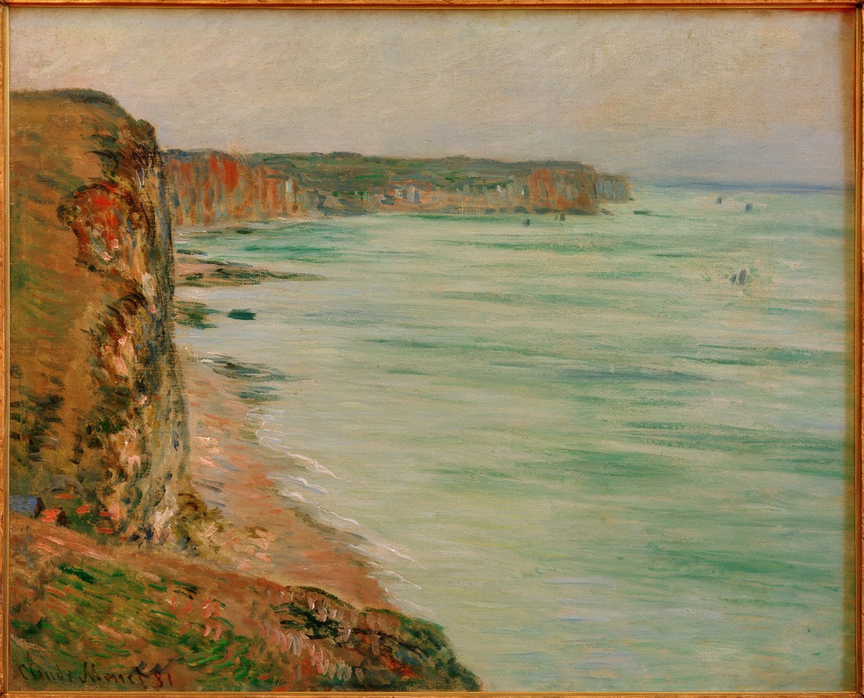 Windstille, Fécamp av Claude Monet