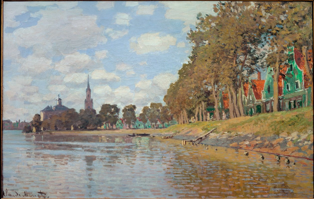 Zaandam (Holland) av Claude Monet