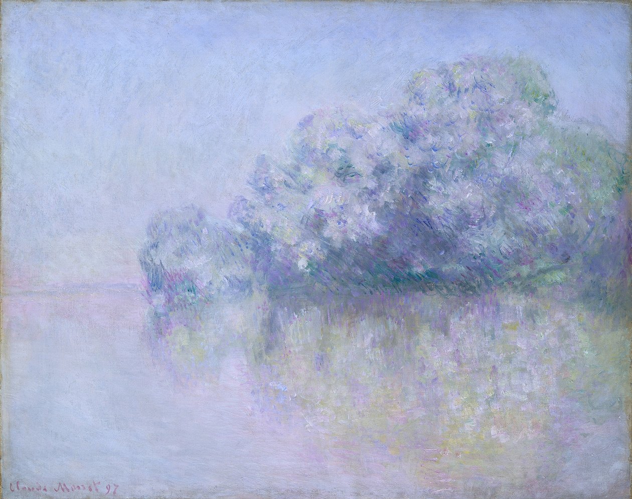 Ile aux Orties nära Vernon, 1897 av Claude Monet