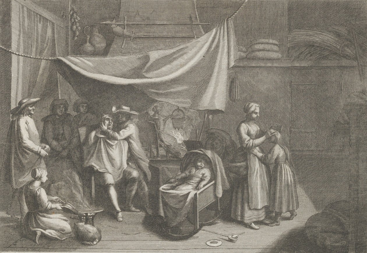 Morning Morgonen, ca. 1700. av Claude Saint Paul