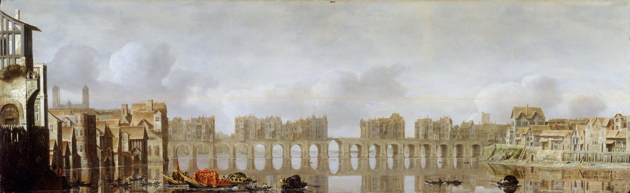 London Bridge av Claude de Jongh