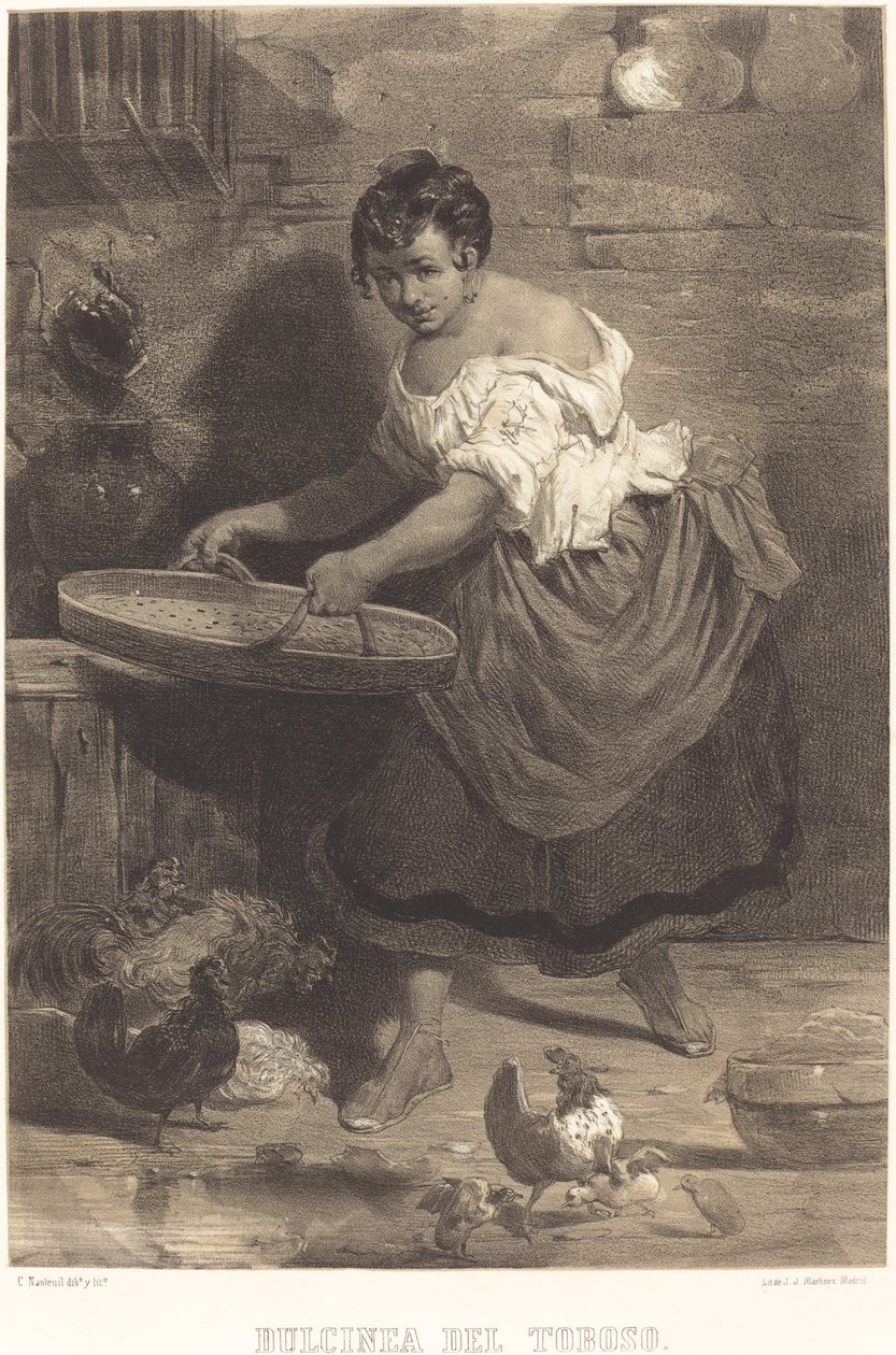 Dulcinea del Toboso av Célestin Nanteuil