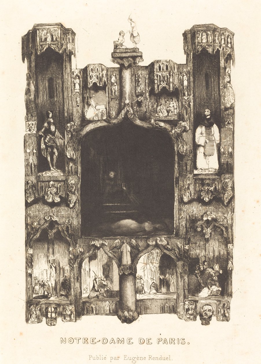 Notre Dame i Paris av Célestin Nanteuil