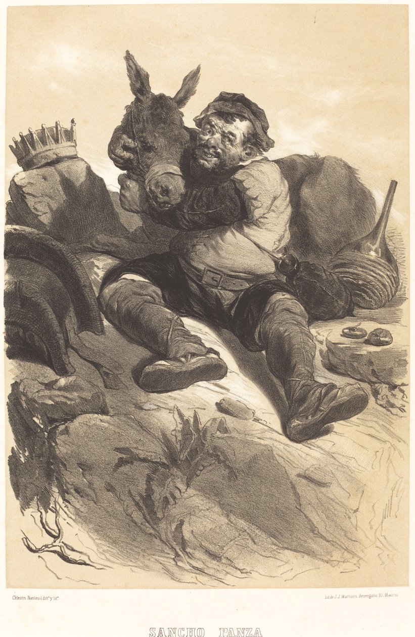 Sancho Panza av Célestin Nanteuil