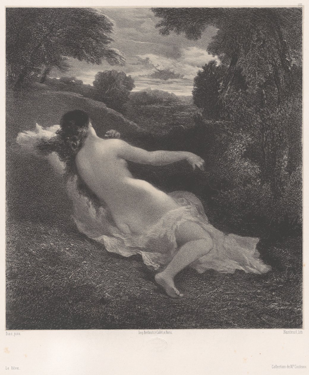 Drömmen, ca. 1849-62., CA. 1849-62. av Célestin Nanteuil