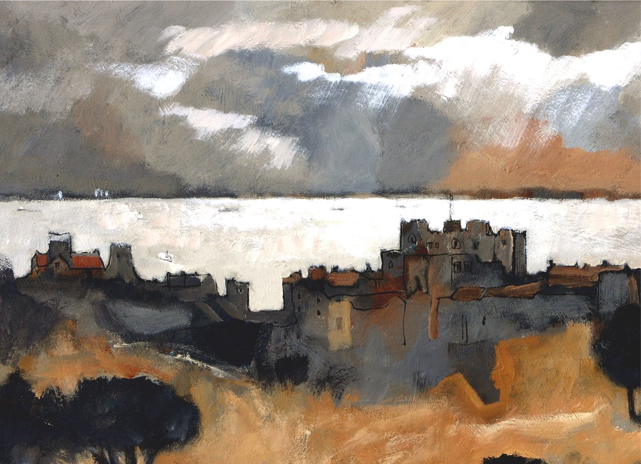 Channel Light, 2007 (akryl ombord) swed av Clive Metcalfe