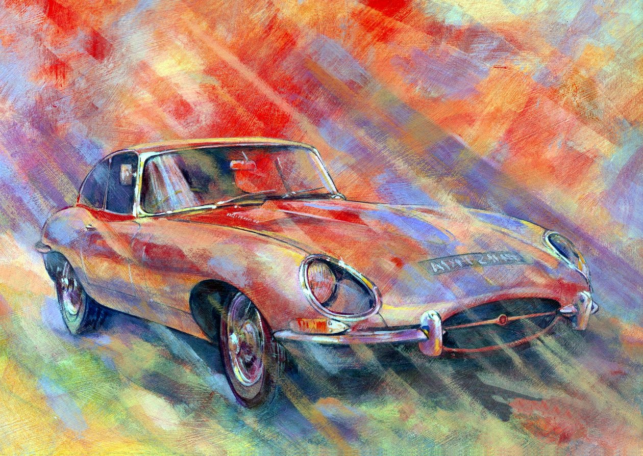 EType, 2007 (akryl ombord) av Clive Metcalfe