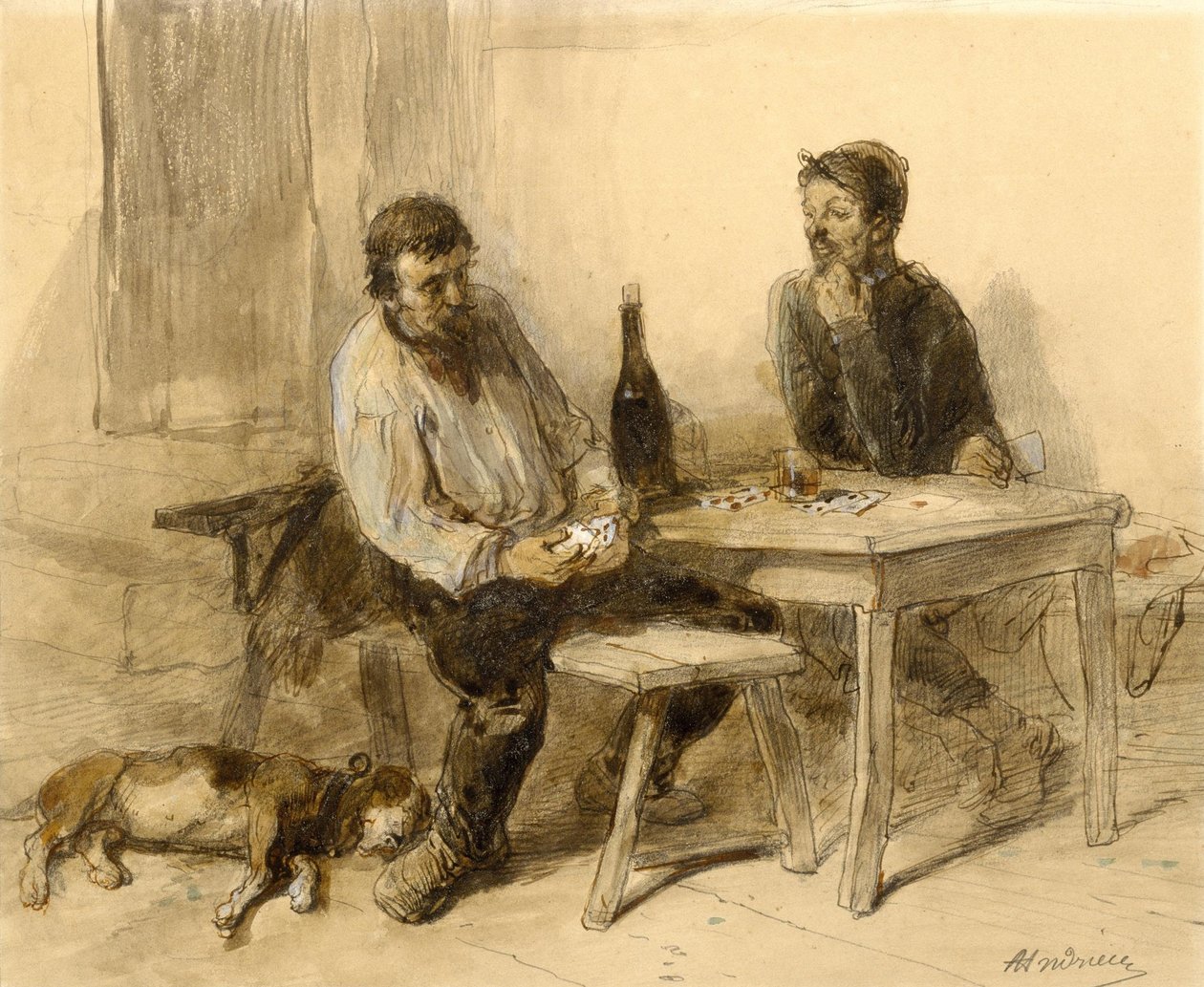 Ett kortspel av Clément Auguste Andrieux