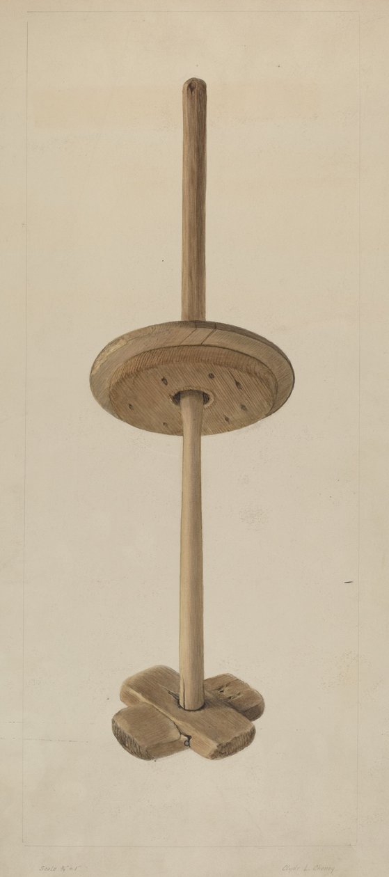 Dasher för Butter Churn av Clyde L. Cheney
